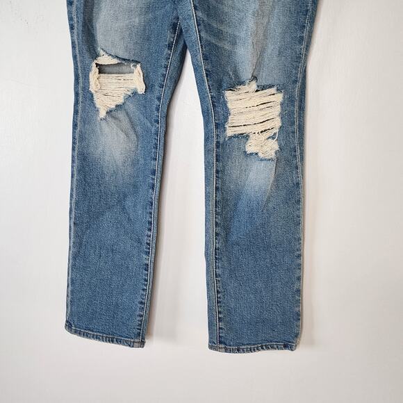 Madewell Curvy Perfect Vintage Jean Denman Wash Distressed Size 24 NWT - Picture 4 of 11